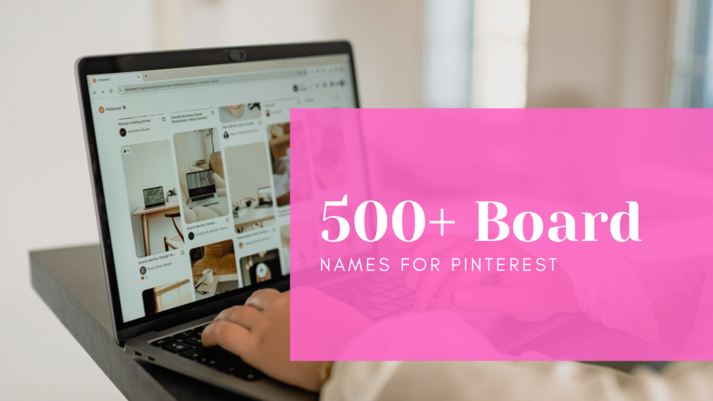 Pinterest board names