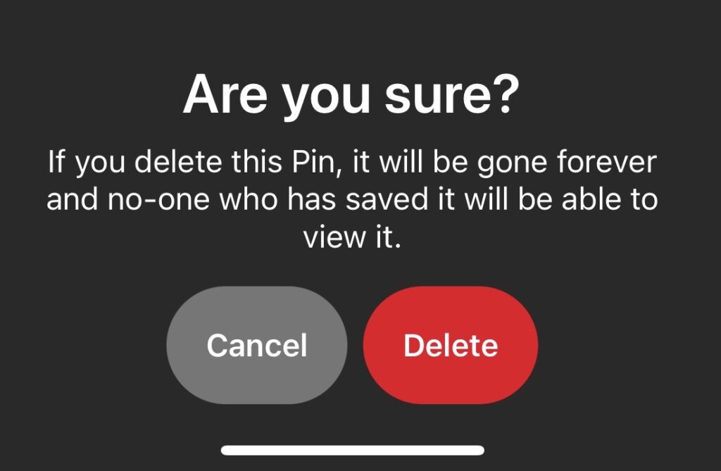 how to unsave on pinterest on iphone